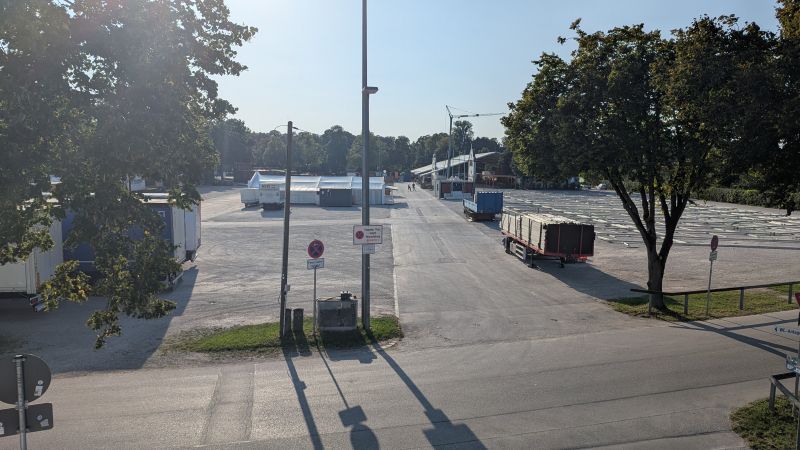 Überblick Herbstfestaufbau