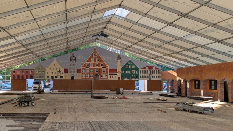 Festzelt Erdinger Weißbräu - Innenausbau 2