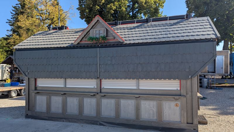 Franzl`s Leberkäs Speiserei - fast fertig aufgebaut