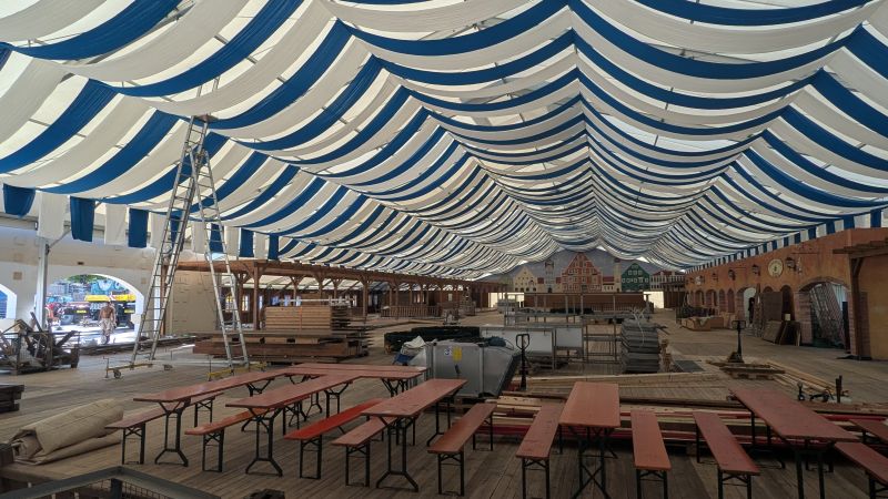 Festzelt Erdinger Weißbräu - Boxen