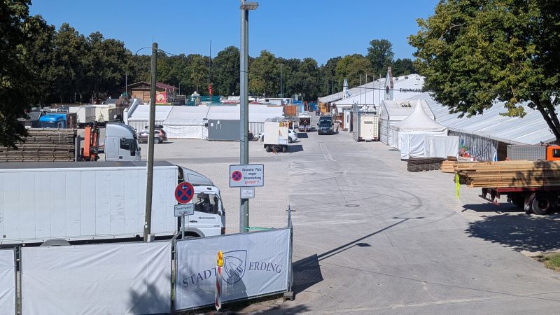 Überblick Volksfestplatz 19.08.2025