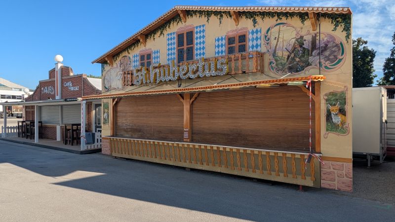 Schießwagen St. Hubertus - angekommen