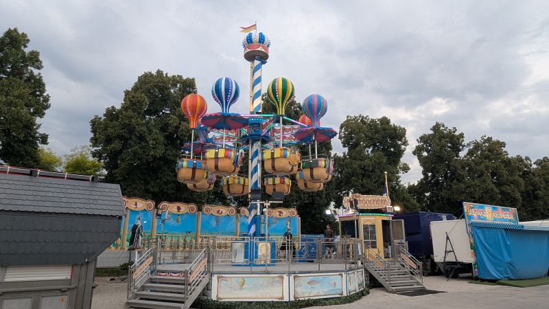 Montgolfiere - aufgebaut