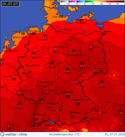 Wetterkolumne Bild