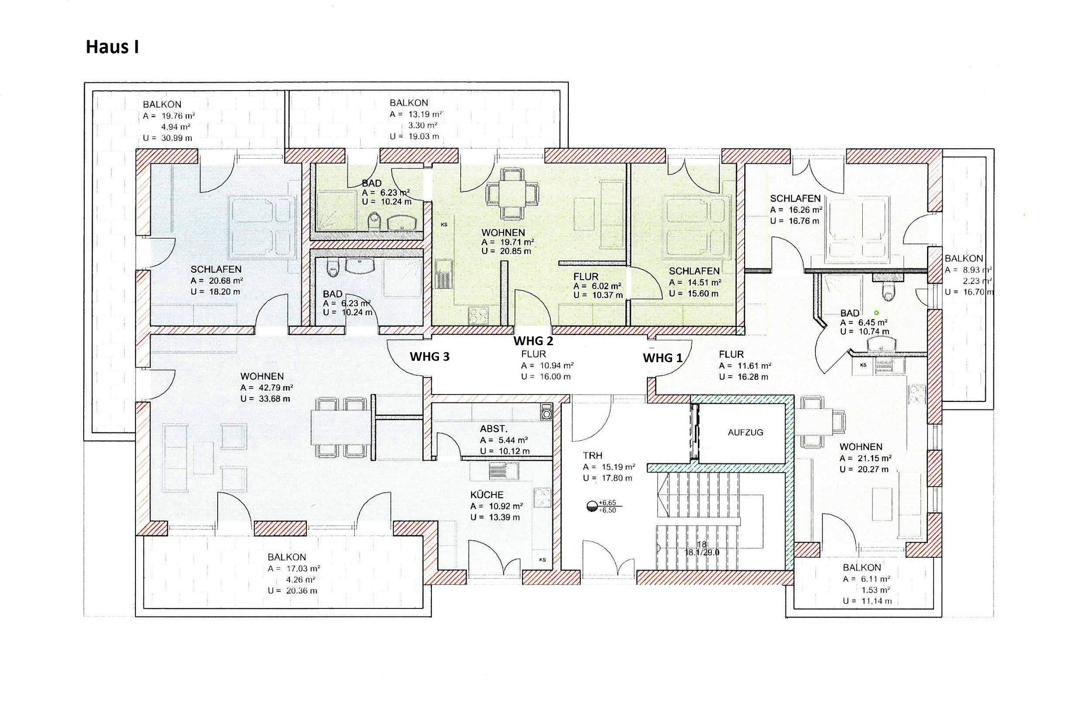 Grundriss Haus I