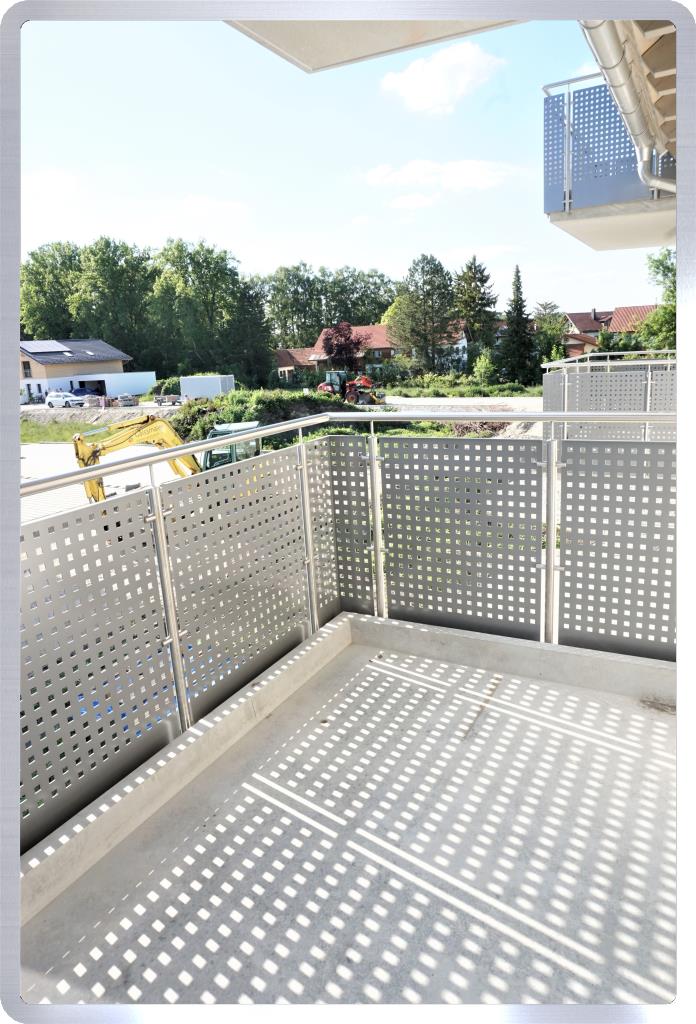 sonniger Balkon