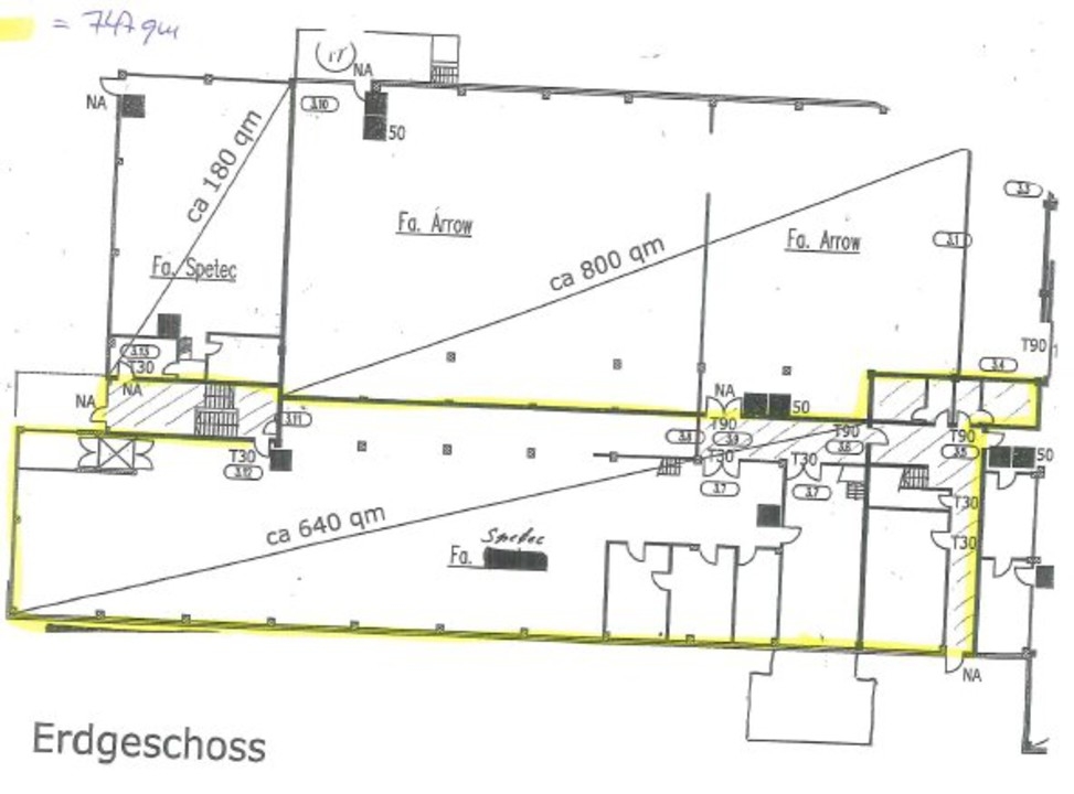 Grundrisse Halle