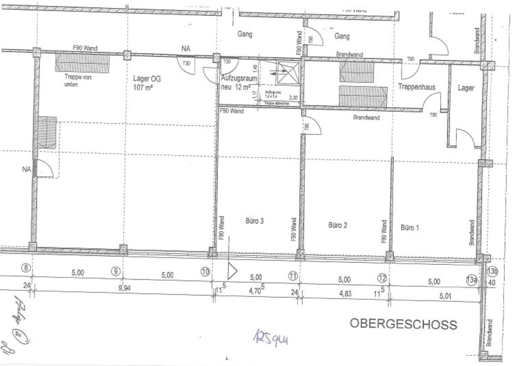 Grundriss Büro OG