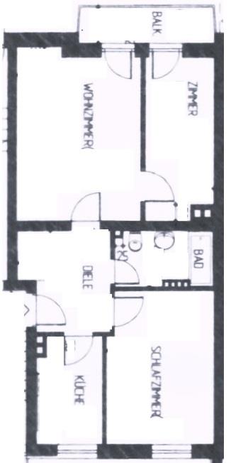 Grundriss ca.58m²