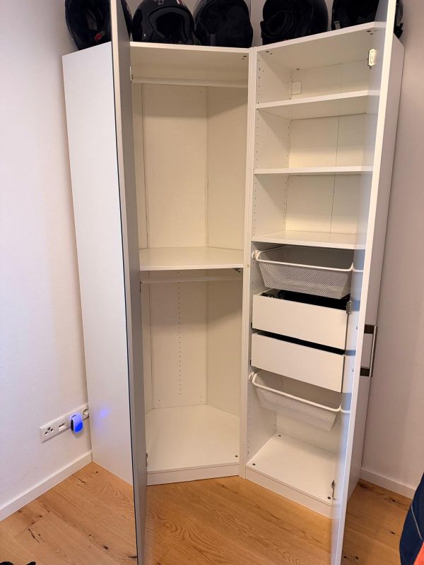 Ikea PAX Eckkleiderschrank mit Spiegeltüre