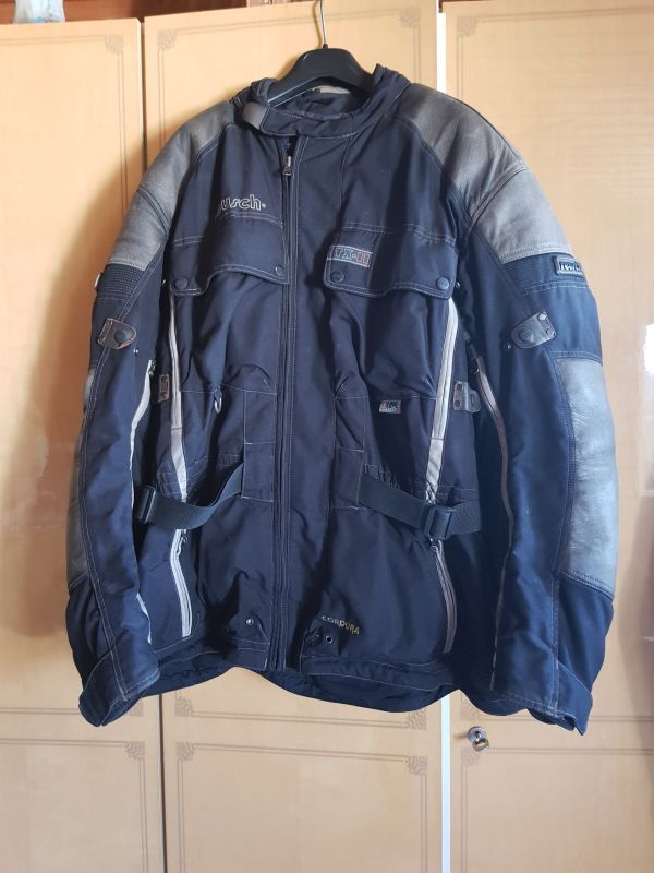 Motorrad Jacke schwarz, grau