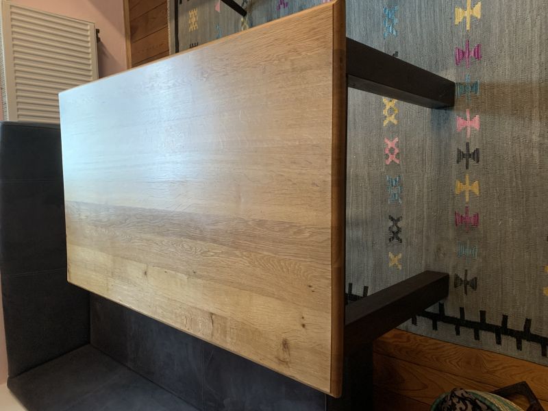 Schöner alter Vollholztisch Eiche geölt