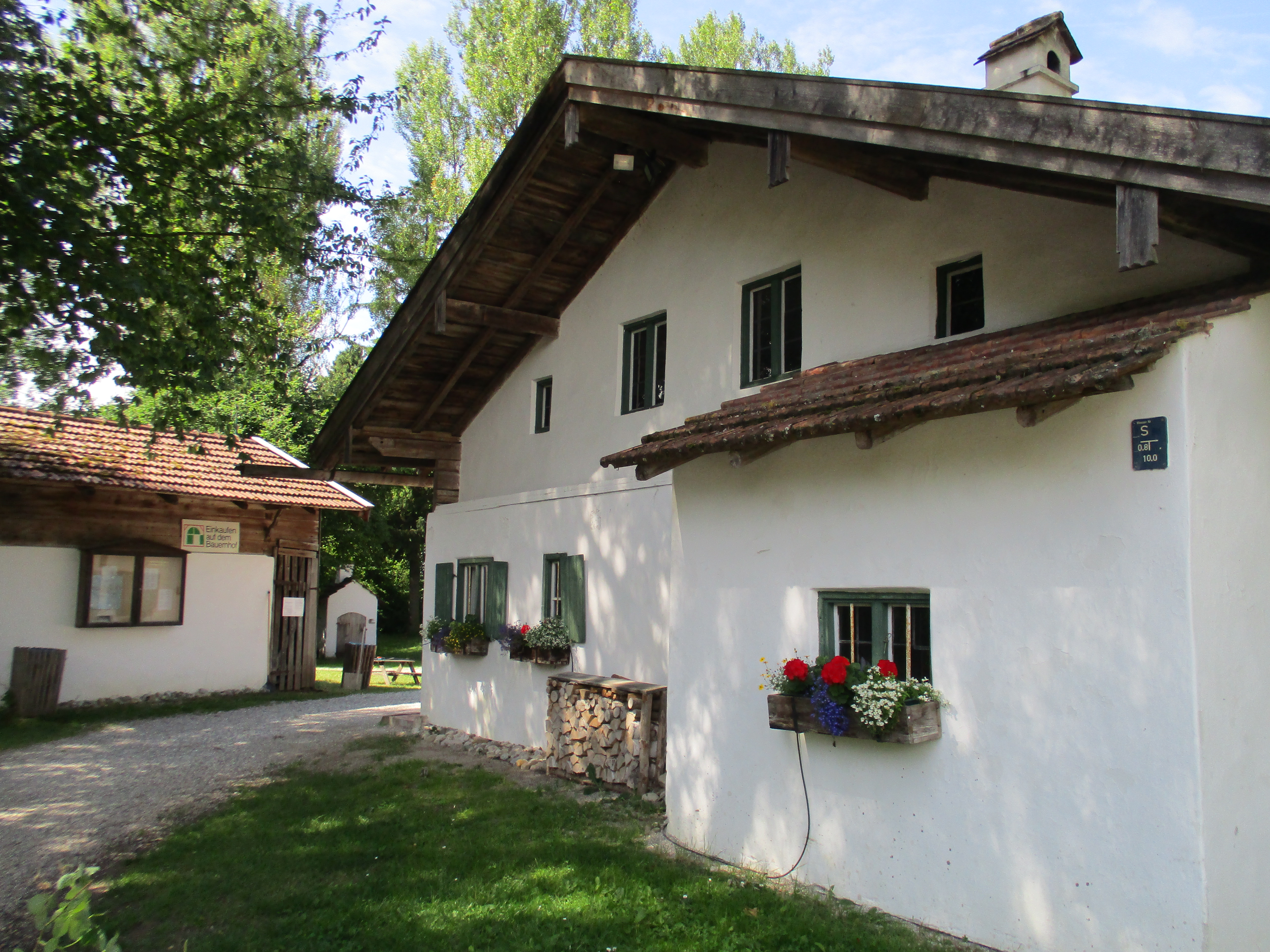 Eingang vom Bauernhausmuseum