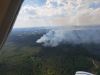 © Foto Jürgen Ehrensberger: Typisches Bild eines Waldbrandes noch in der Entstehungs- phase. Waldbrand vom 11.07.2023 in der Oberpfalz, LKR Amberg/Sulzbach