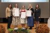 Lkr. Erding: (v.l.) Ministerialrätin Andrea Seidl mit Anna Schweiger, Taufkirchen (Vils); Sabrina Veronika Bartl, Pastetten; Christel Matwijiw, Taufkirchen (Vils); Regierungspräsidentin Dr. Kerstin Engelhardt-Blum