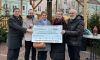 v.l. Oberbürgermeister Max Gotz, Michael Jaletzke, Rosmarie Jaletzke, Stadtmarketing-Mitarbeiterin Antonia Hirner, Korbinian Müller Quelle: Stadt Erding