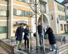 v.l. Oberbürgermeister Max Gotz, Amelie Lerke, Günter Grzegorek, Stadtmarketing-Mitarbeiterin Antonia Hirner, Quelle: Stadt Erding