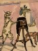 Foto: Illustration "Ich werde Photograph blöckte das Schaf" für den Scholz-Verlag in Mainz Quelle: Franz-Xaver-Stahl Museum
