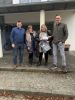 Quelle: Weisser Ring e.V. Erding, Polizeioberkommissar Johannes Mitterhuber, ehrenamtliche Mitarbeiterin Louise Schou, Außenstellenleiterin Dominika Andryszczak-Bury, Kriminalhauptmeister Finn-Aurel Engelking"