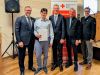 Foto: Danuta Pfanzelt - v.l.: Jürgen Loher (Vorsitzender), Dr. Lorenz Bott-Flügel, Christian Berther, Franz Hofstetter, Andreas Lindner (Kreisgeschäftsführer)