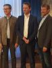 Quelle: CSU OV Langenpreising, Kreishandwerksmeister Rudolf Waxenberger, MdB Dr. Andreas Lenz (Referent der Veranstaltung), Kreisvorsitzender MU Martin Greimel