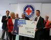 Quelle: BRK/SI - Im Vordergrund: Staatsministerin und stellv. Ministerpräsidentin Ulrike Scharf, Christian Berther stellv. Vorstandsvorsitzender der VR-Bank Erding Im Hintergrund v.l.: Alois Schießl, Michael Weisky, Burkard Köppen, Angelika Schorer