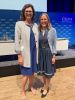 Bezirksvorsitzende Landtagspräsidentin Ilse Aigner und die neue Beisitzerin im Vorstand Nina Hieronymus