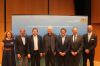 v.l.: Personalratsvorsitzende Veronika Dupuy, Stellvertretender Landrat Franz-Josef Hofstetter, Oberbürgermeiser Max Gotz, Franz Traßl, Hauke Mescha, Daniel Kleffel, Mayr