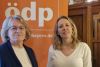 Erdinger ÖDP-Landratskandidatin Christina Treffler begrüßte die Referentin Martha Altweck-Glöbl im Landkreis Erding