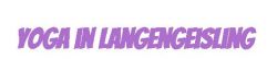 Yoga in Langengeisling` Logo