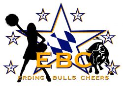 Erding Bulls Cheerleader`s Logo